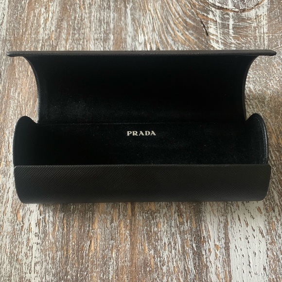 Prada black eye glasses case. - Picture 3 of 5